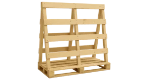 Glass A-frame Pallet Packaging