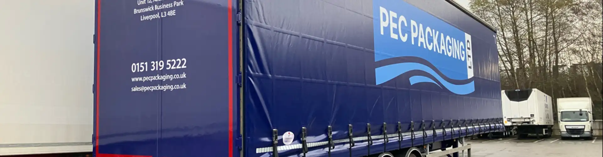 New PEC Packaging Branded Trailer