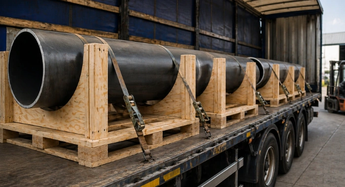 Cradle Pallets in transit