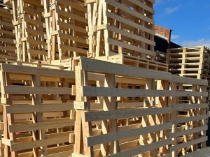 Crates and A Frames Ready for Dispatch from PEC Packaging facility