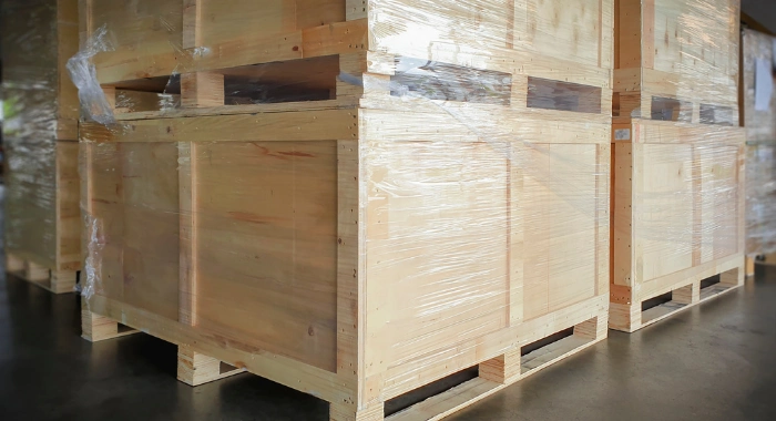 Wooden Shipping Crates ready for export
